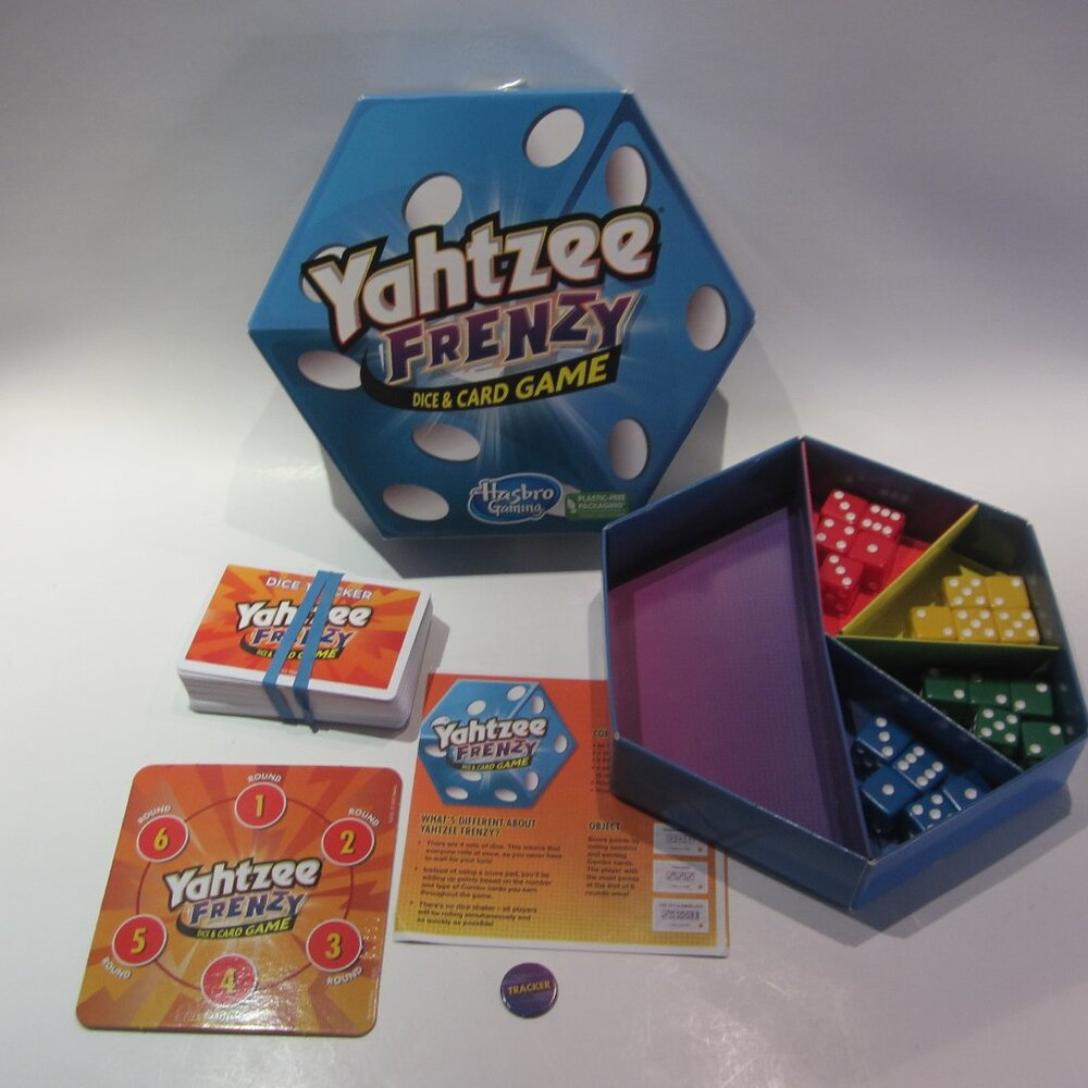 Yahtzee Frenzy Dice & Card Game - Complete - GUC